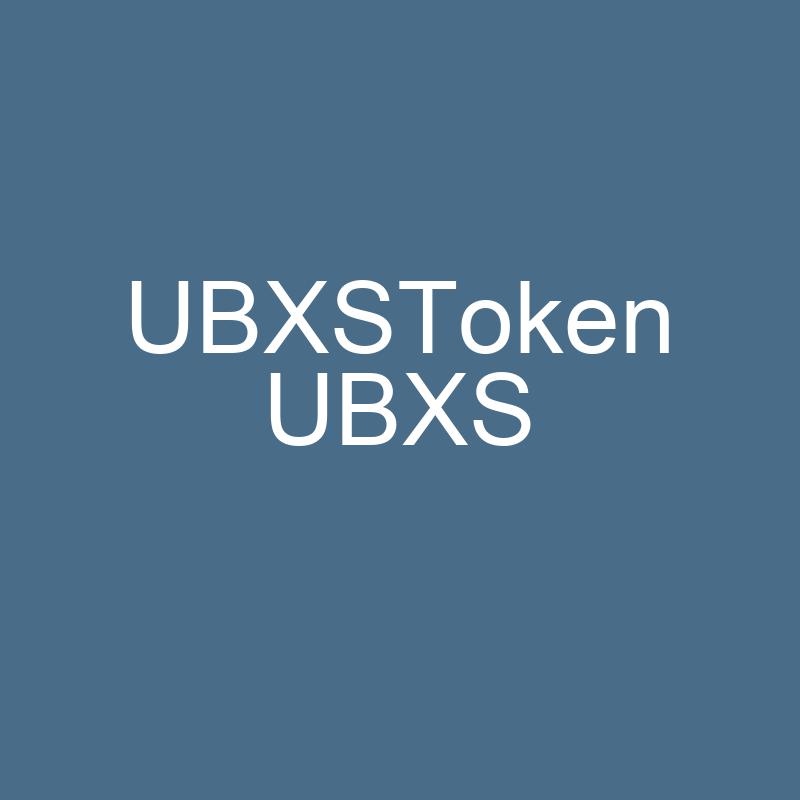 UBXSToken UBXS